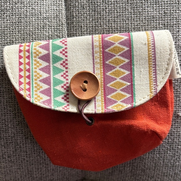 longuo Other - Colorful Geometric Patterned coin Pouch